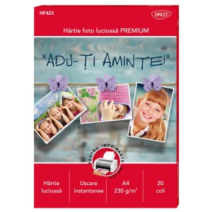 Hârtie foto A4 230 g/mp 20 coli DACO HF423