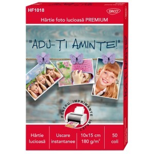 Hârtie foto DACO HF1018 10 x 15 cm 180 g/mp 50 coli