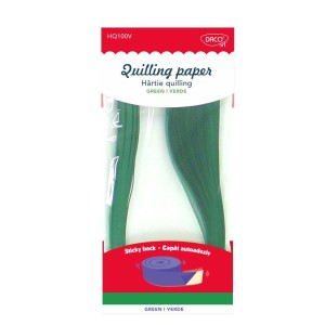 Hârtie quilling verde DACO HQ100V
