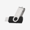 MEMORIE USB 2.0 HIKSEMI 8 GB, capac metalic, carcasa plastic, negru, "HS-USB-M200S/8G"