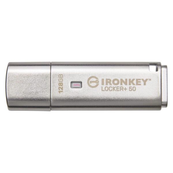 128GB IronKey Locker Plus 50 AES Encrypted, USBtoCloud, "IKLP50/128GB" 128GB IronKey Locker Plus 50 AES Encrypted, USBtoCloud, "IKLP50/128GB"