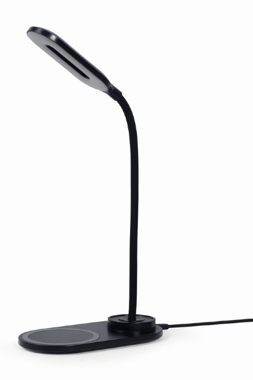 LAMPA BIROU LED Gembird, incarcare wireless, putere 10W, temperatura culoare 2893k-7072k, cablu 1.5m, negru "TA-WPC10-LED-01" LAMPA BIROU LED Gembird, incarcare wireless, putere 10W, temperatura culoare 2893k-7072k, cablu 1.5m, negru "TA-WPC10-LED-01"