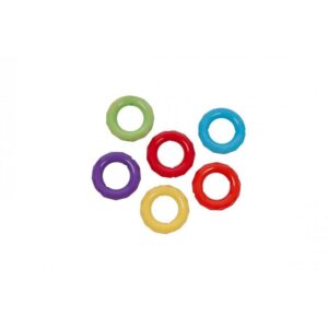Inele din plastic Colorarte, diverse culori, 30 mm, set 10 buc
