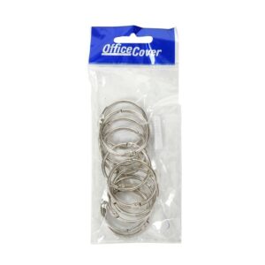 Inele metal 25 mm Colorarte, set 10 buc, A1158