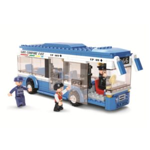 Joc de construcție puzzle Autobuz Sluban M38-B0330, 238 piese