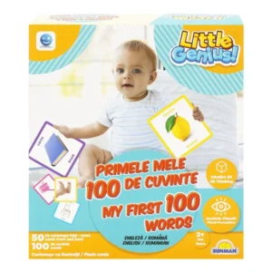 Joc educativ de memorie Primele 100 de cuvinte Smile games bebe