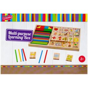 Joc educativ Învață matematica Mega Creative 483257 din lemn multicolor
