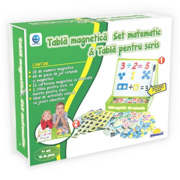 Joc educativ Matematică pe tablă magnetică Smile Games