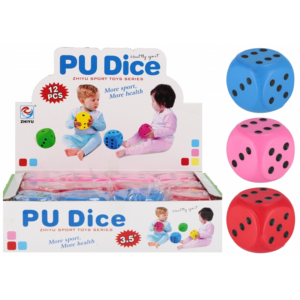 Jucărie cub zar gumat 8 cm Mega Creative 545086 în diverse culori