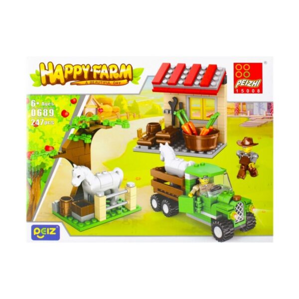 Jucărie set blocuri pentru construcție Mega Creative 482587 Micul fermier 247 piese Jucărie set blocuri pentru construcție Mega Creative 482587 Micul fermier 247 piese