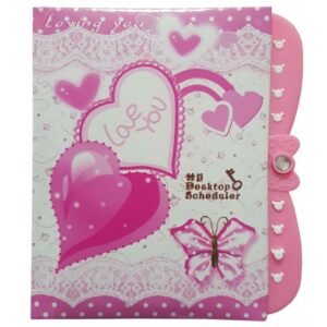 Jurnal CNX Love You MS03018 cu cifru, 11 x 15 cm, 128 pagini