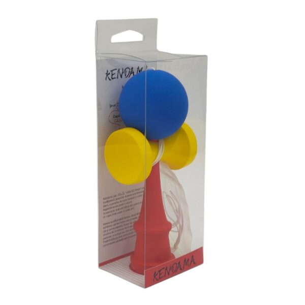 Kendama jucărie din lemn 18x7 cm, cupă mare, tricolor antiskid J1954 Kendama jucărie din lemn 18x7 cm, cupă mare, tricolor antiskid J1954