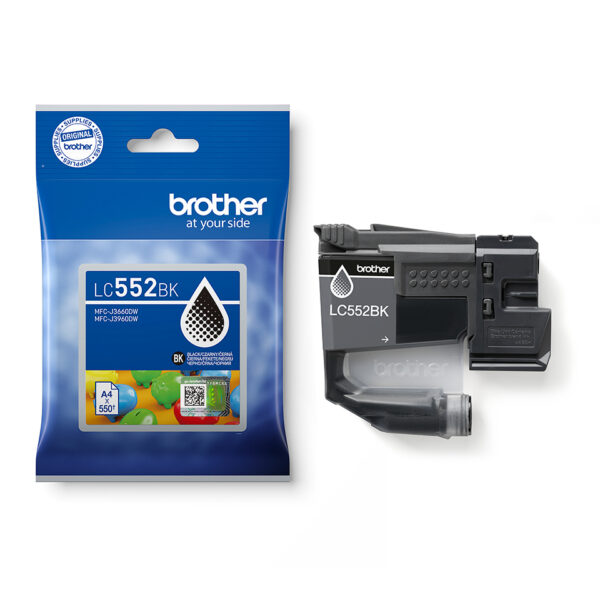 Cartus Cerneala Original Brother Black, LC552BK, pentru MFC-J3660DW|MFC-J3960DW|0.55K, incl.TV 0.8 RON, "LC552BK" Cartus Cerneala Original Brother Black, LC552BK, pentru MFC-J3660DW|MFC-J3960DW|0.55K, incl.TV 0.8 RON, "LC552BK"