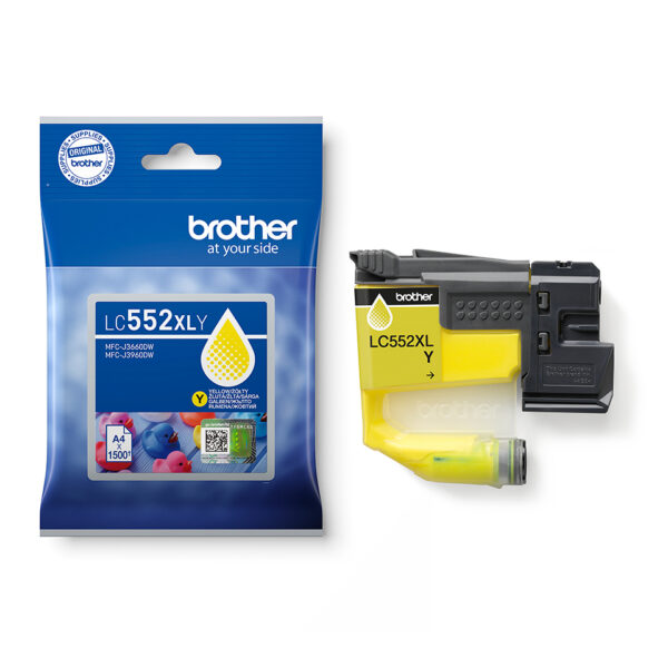 Cartus Cerneala Original Brother Yellow, LC552XLY, pentru MFC-J3660DW|MFC-J3960DW|1.5K, incl.TV 0.8 RON, "LC552XLY" Cartus Cerneala Original Brother Yellow, LC552XLY, pentru MFC-J3660DW|MFC-J3960DW|1.5K, incl.TV 0.8 RON, "LC552XLY"
