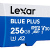 Card de memorie Lexar BLUE PLUS, microSDXC, 256GB, UHS-I, C10/A2/U3 (V30) + Adaptor SD "LMSBLPL256G-BNANG" Card de memorie Lexar BLUE PLUS, microSDXC, 256GB, UHS-I, C10/A2/U3 (V30) + Adaptor SD "LMSBLPL256G-BNANG"