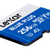 Card de memorie Lexar BLUE PLUS, microSDXC, 256GB, UHS-I, C10/A2/U3 (V30) + Adaptor SD "LMSBLPL256G-BNANG" Card de memorie Lexar BLUE PLUS, microSDXC, 256GB, UHS-I, C10/A2/U3 (V30) + Adaptor SD "LMSBLPL256G-BNANG"