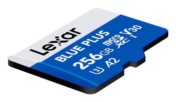 Card de memorie Lexar BLUE PLUS, microSDXC, 256GB, UHS-I, C10/A2/U3 (V30) + Adaptor SD "LMSBLPL256G-BNANG" Card de memorie Lexar BLUE PLUS, microSDXC, 256GB, UHS-I, C10/A2/U3 (V30) + Adaptor SD "LMSBLPL256G-BNANG"