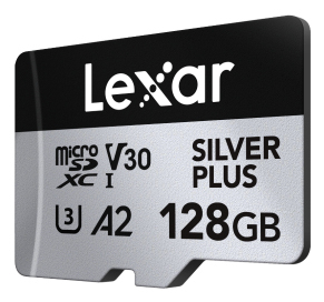 Card de memorie Lexar Professional SILVER Plus LMSSIPL128G-BNANG, 128GB, microSDXC, UHS-I U3, V30 "LMSSIPL128G-BNANG" Card de memorie Lexar Professional SILVER Plus LMSSIPL128G-BNANG, 128GB, microSDXC, UHS-I U3, V30 "LMSSIPL128G-BNANG"