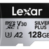 Card de memorie Lexar Professional SILVER Plus LMSSIPL128G-BNANG, 128GB, microSDXC, UHS-I U3, V30 "LMSSIPL128G-BNANG" Card de memorie Lexar Professional SILVER Plus LMSSIPL128G-BNANG, 128GB, microSDXC, UHS-I U3, V30 "LMSSIPL128G-BNANG"