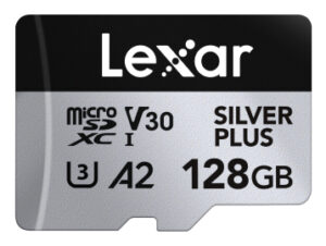 Card de memorie Lexar Professional SILVER Plus LMSSIPL128G-BNANG, 128GB, microSDXC, UHS-I U3, V30 "LMSSIPL128G-BNANG"
