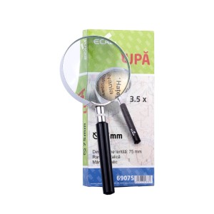 Lupă Ecada 75 mm 69075 cu mărire 3,5x