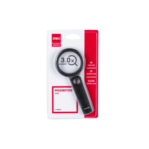 Lupă Deli 9092, 45 mm, dublă, focalizare 3x și 5x