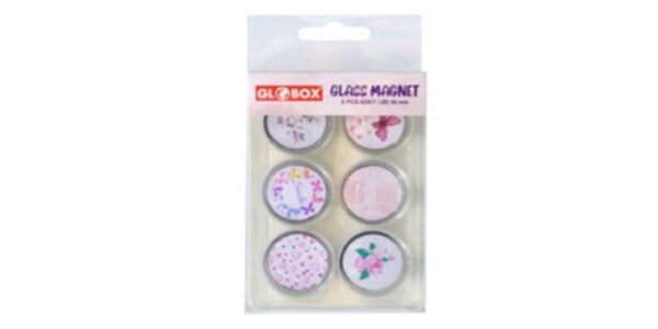 Magneți colorați metal Globox, set 6, cod 3480 Magneți colorați metal Globox, set 6, cod 3480
