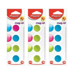 Magneți Maped Round Color 22 mm, 4 buc