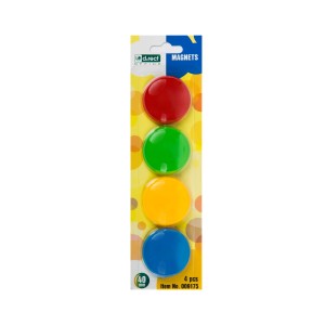 Magneți pentru tablă 40 mm, set 4, D.Rect 009175 Magneți dreptunghiulari 40 mm, set 4 buc., GENERAL 009175
