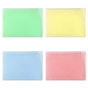 Mapă cu fermoar tip ziplock A4 Globox pastel