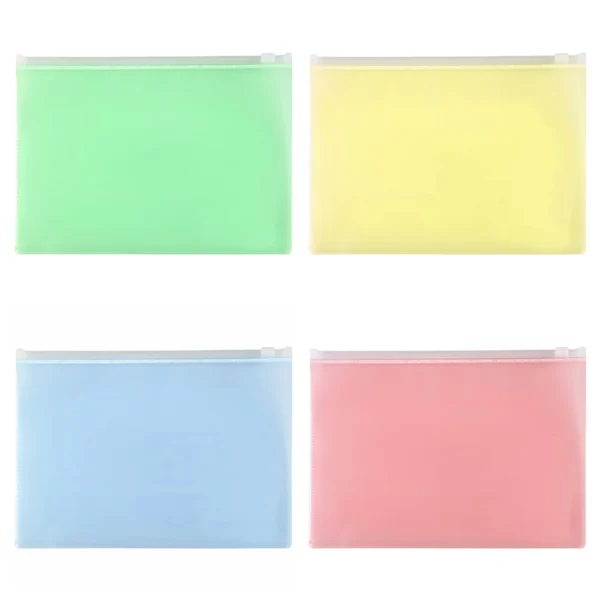 Mapă cu fermoar tip ziplock A4 Globox pastel Mapă cu fermoar tip ziplock A4 Globox pastel