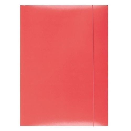 Mapă din carton Office Products cu elastic vertical A4 roșu Mapă din carton Office Products cu elastic vertical A4 roșu
