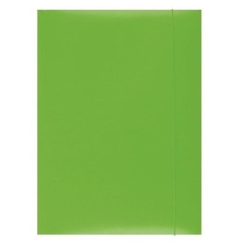 Mapă din carton Office Products cu elastic vertical A4 verde Mapă din carton Office Products cu elastic vertical A4 verde