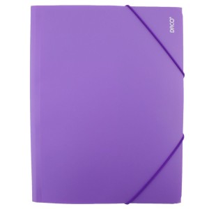 Mapă din plastic cu elastic DACO MP250M mov