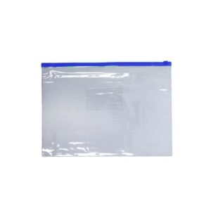 Mapă din plastic transparentă cu fermoar zip A5 CNX F53 / F54
