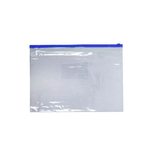 Mapă din plastic transparentă cu fermoar zip A5 CNX F53 / F54 Mapă din plastic transparentă cu fermoar zip A5 CNX F53 / F54