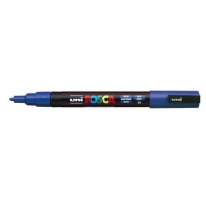 Marker acrilic posca PC-3M albastru 33