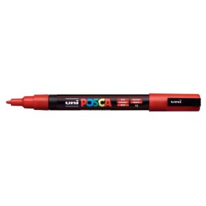 Marker acrilic posca PC-3M rosu 15