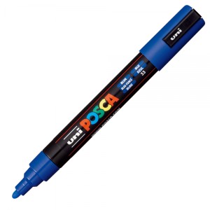 Marker acrilic posca PC-5M albastru 33