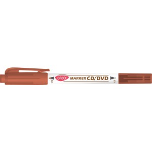 Marker cd/dvd doua capete daco maro MK301