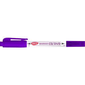 Marker cd/dvd doua capete daco mov MK301
