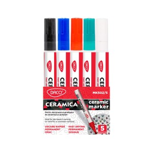 Marker ceramica daco set 5 MK502/5