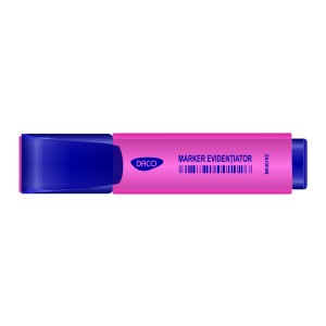 Marker evidentiator daco roz MK401RZ