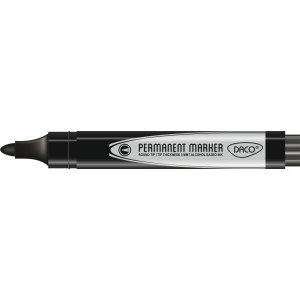 Marker permanent daco negru MK130
