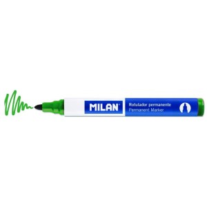 Marker permanent milan varf rotund verde 16429124