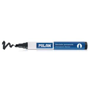 Marker permanent milan varf tesit negru 16428122