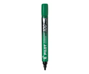 Marker permanent Pilot 100 cu vârf rotund, verde