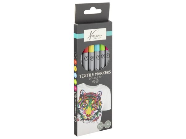 Marker textil 6/set Grafix Marker textil 6/set Grafix