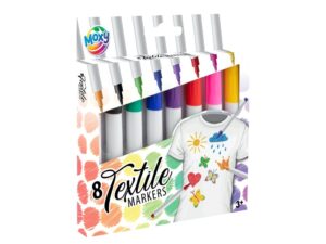 Marker textil set 8 culori Grafix