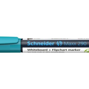 Marker Whiteboard + flipchart 290 Schneider turcoaz Marker Whiteboard + flipchart 290 Schneider turcoaz